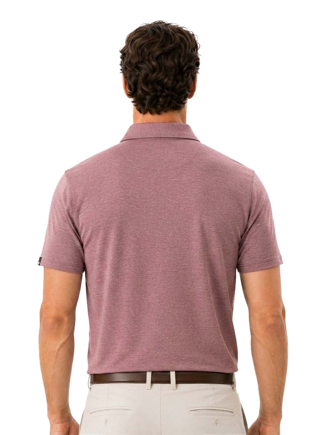 Men's Heather Golf Polo