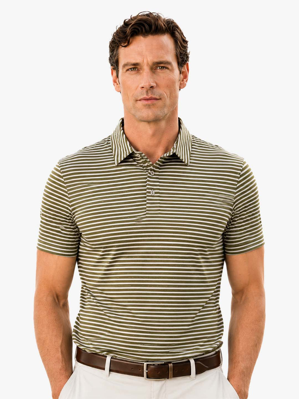 Men's Yarn-Dyed Stripe Polo