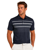 Mens Performance Chest Stripe Polo