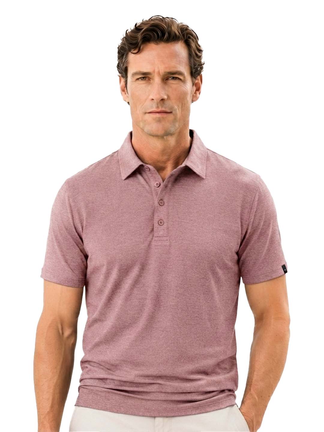Men's Heather Golf Polo