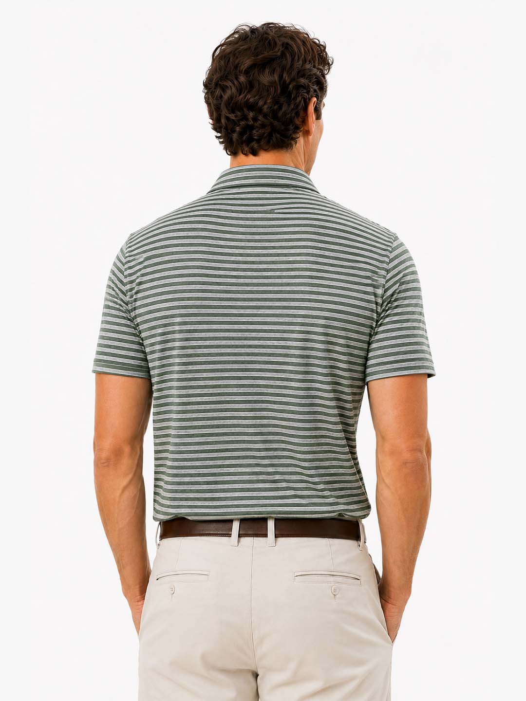 Men's Yarn-Dyed Stripe Polo