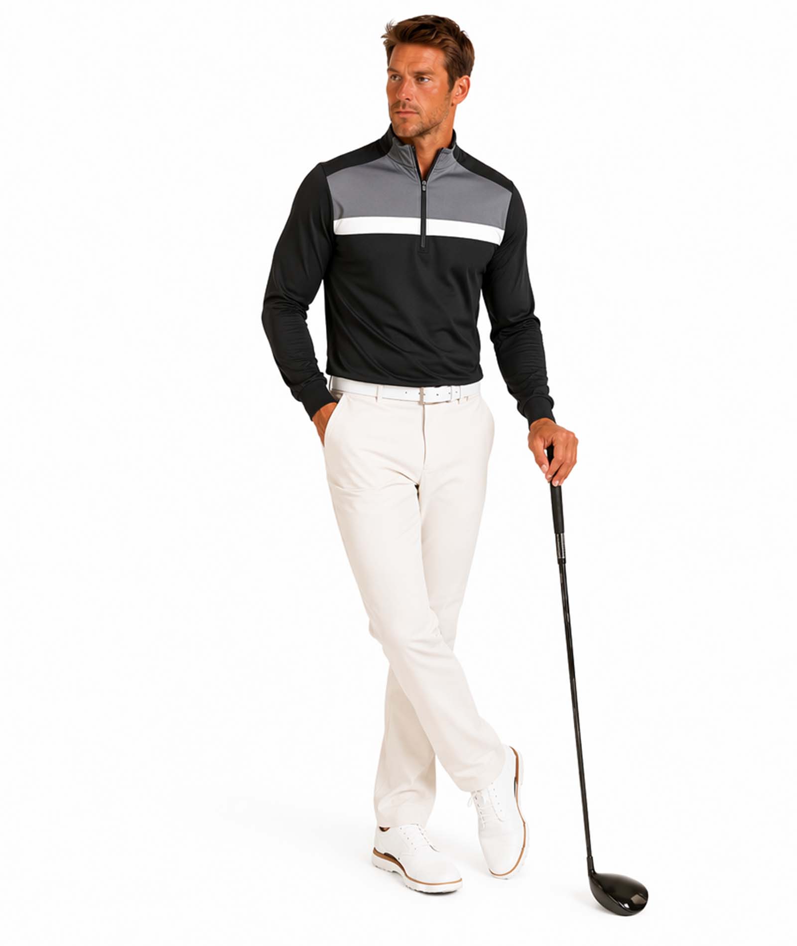MENS 1/4 zip Shirt