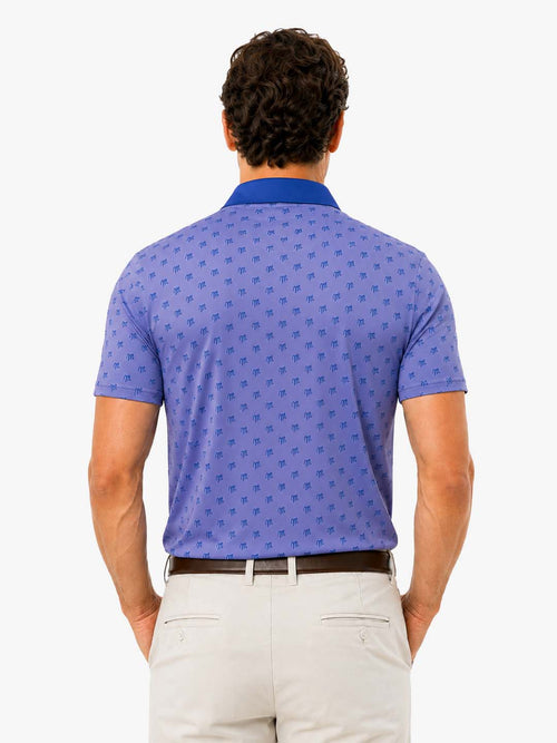 Men's Crossed Clubs Golf Polo