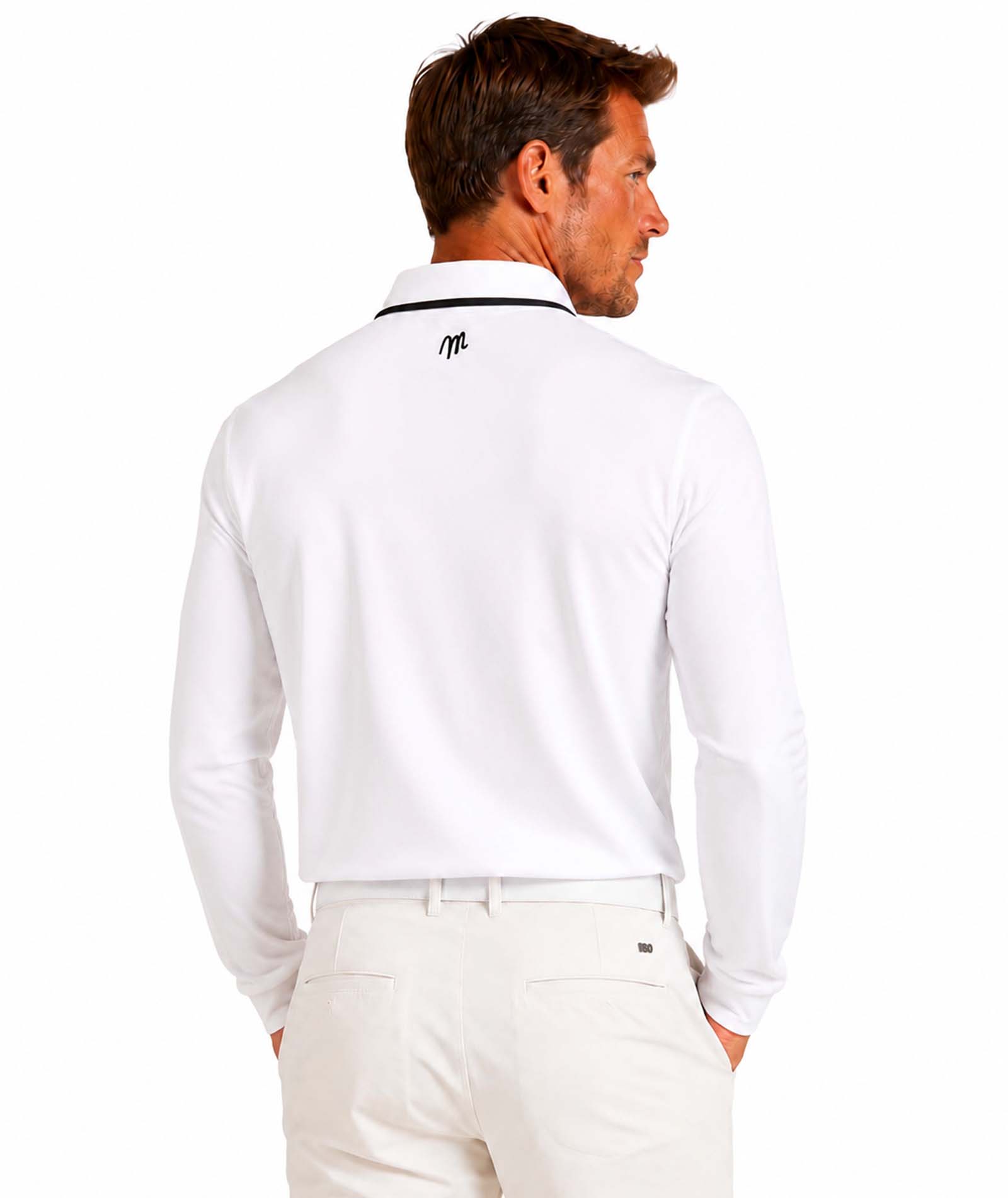 MENS WESTERN L/S POLO