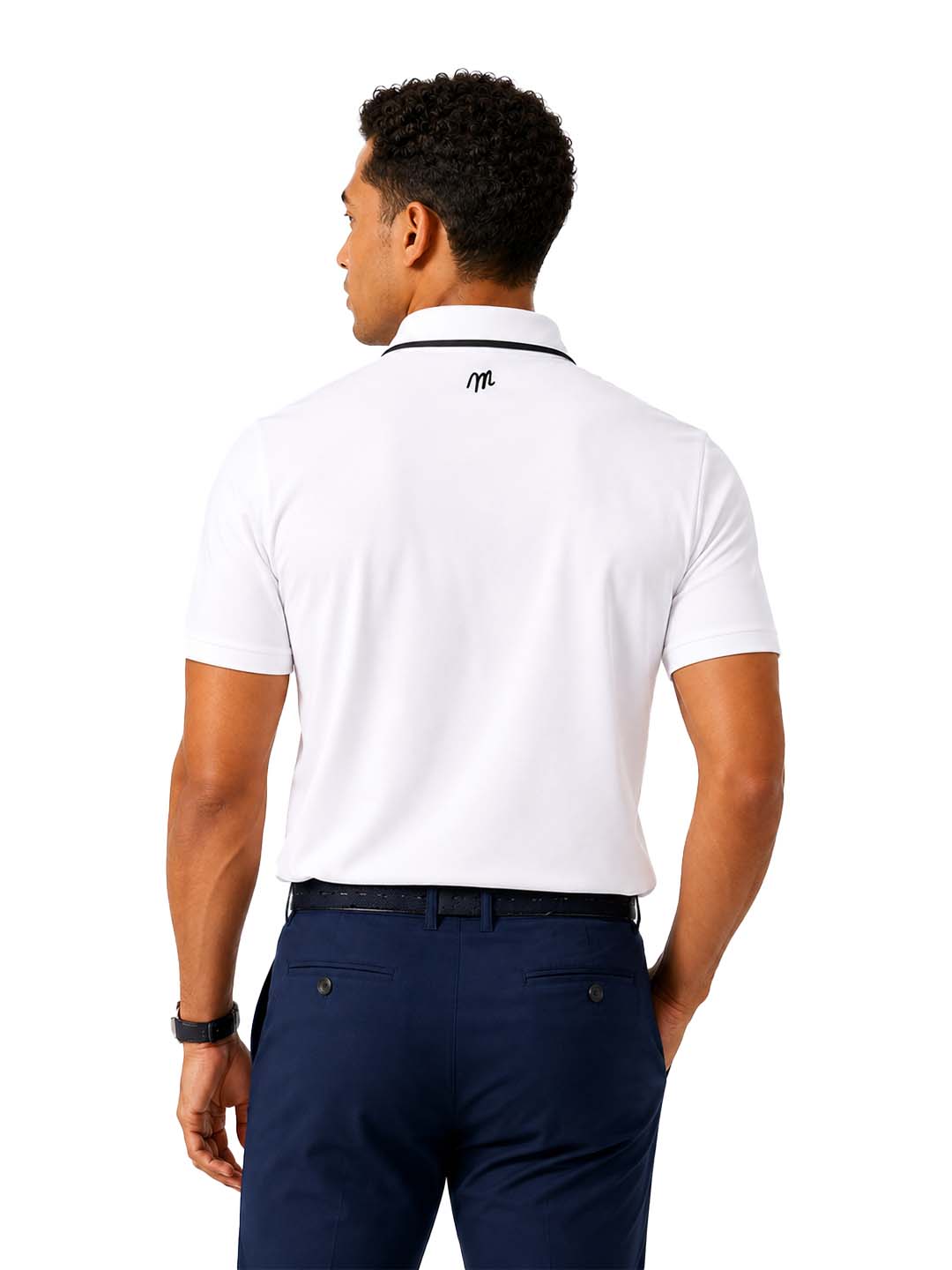 Men's Hidden Placket Golf Polo