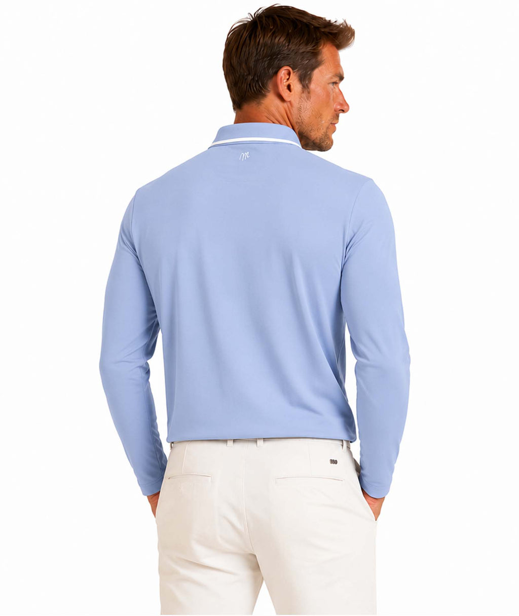 MENS WESTERN L/S POLO