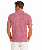 Mens Houndstooth  Tech POLO