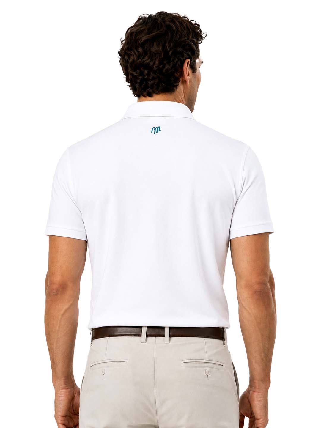 Men's Modern Stripe Golf Polo