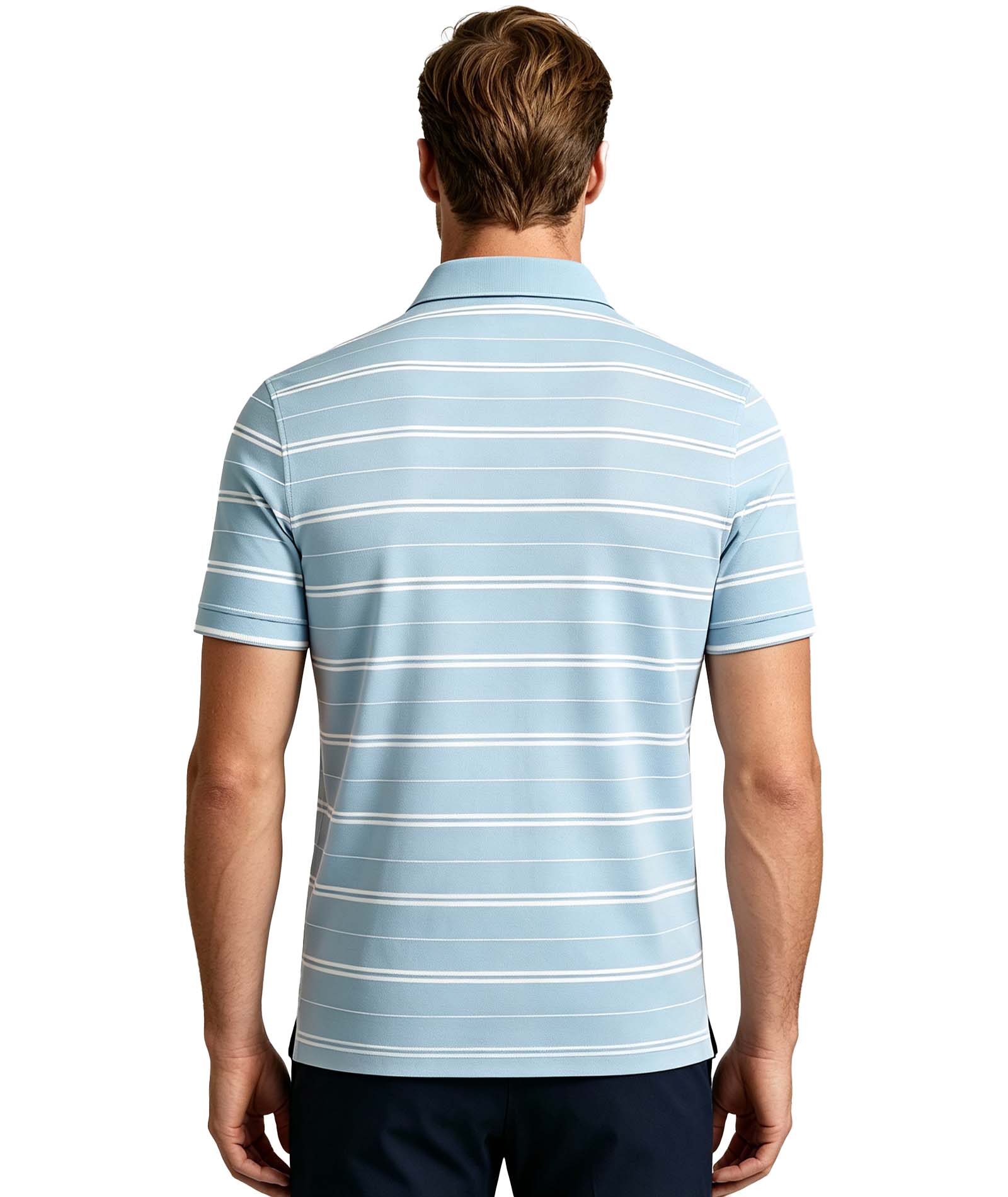 Men's Coastal Stripe Golf Polo