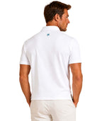 Mens Performance Chest Stripe Polo