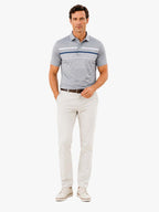 Men's Modern Stripe Golf Polo
