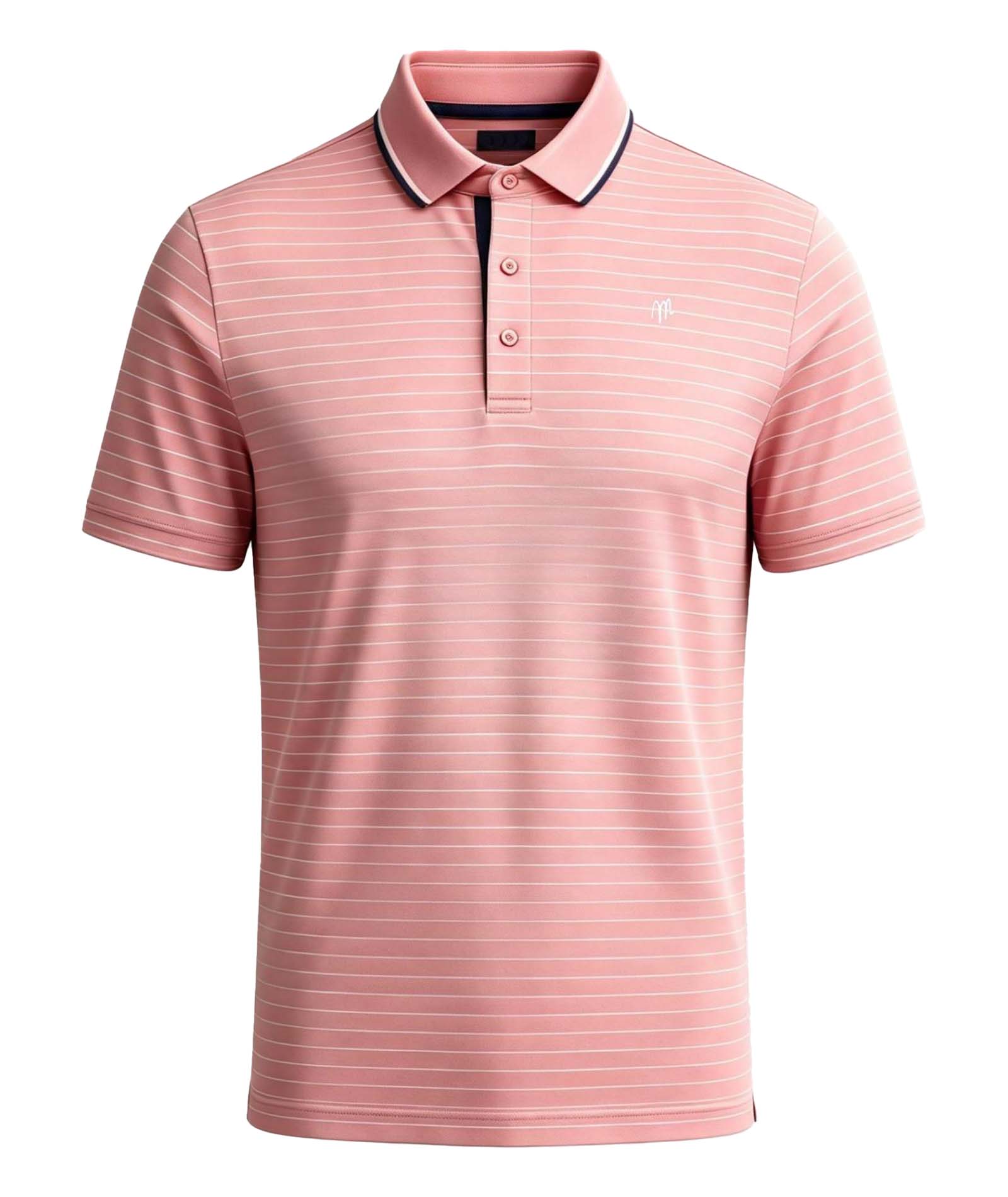 Men's Soft Stripe Golf Polo