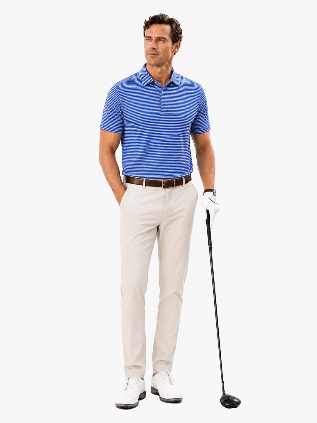Men's Yarn-Dyed Stripe Polo