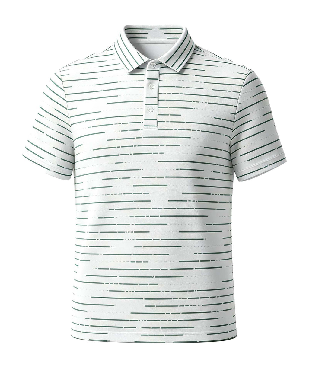 Linear Stripe Polo Shirt