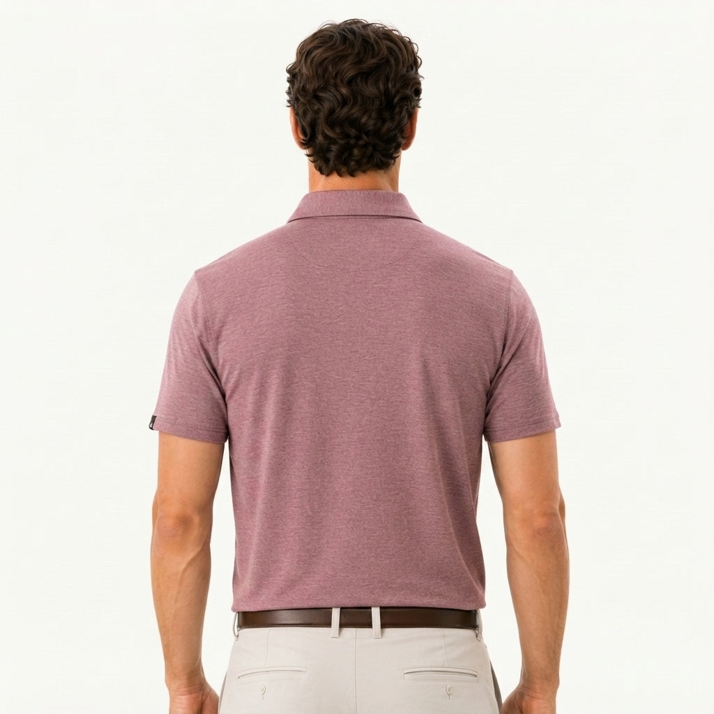 Men's Heather Golf Polo
