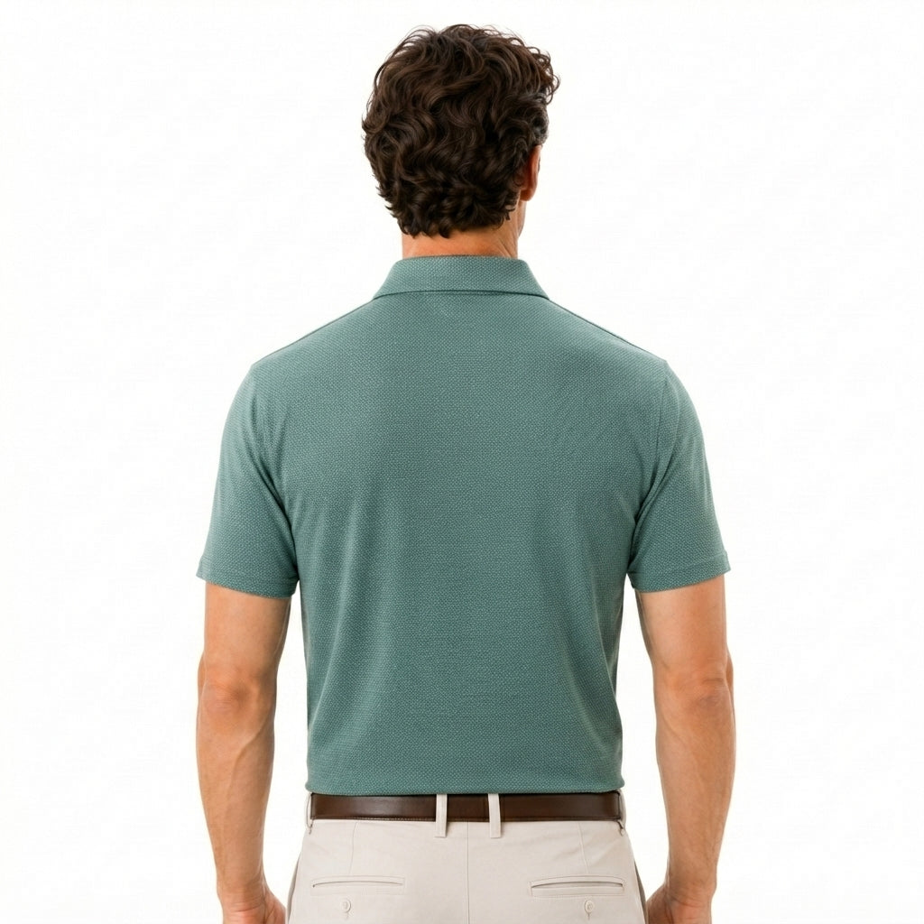 Men's Heather Golf Polo