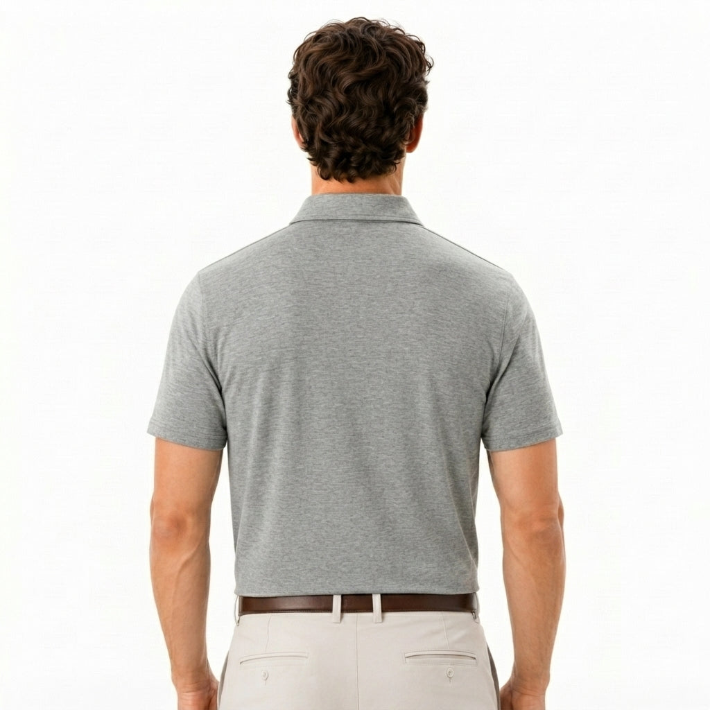 Men's Heather Golf Polo